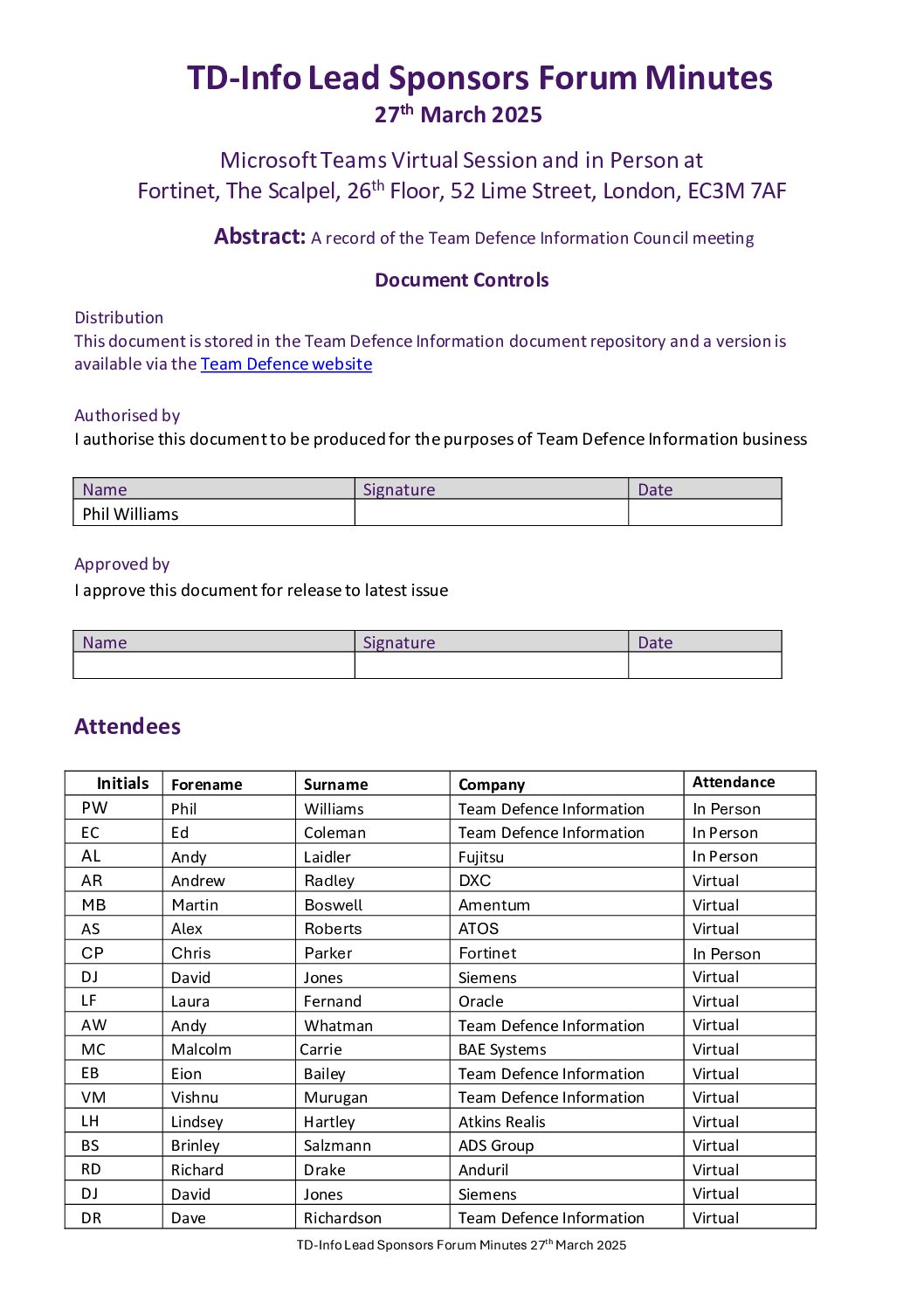 20250327 Lead Sponsors Forum Minutes-March 2025