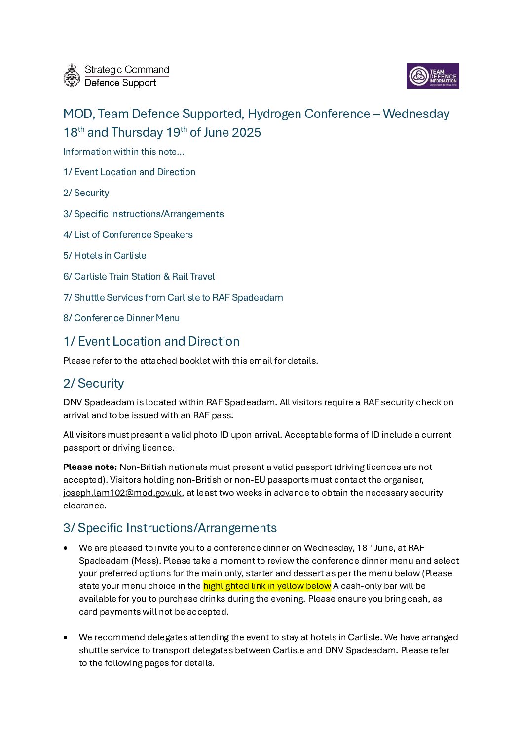 20250618-Hydrogen Conference Briefing Note-June 2025