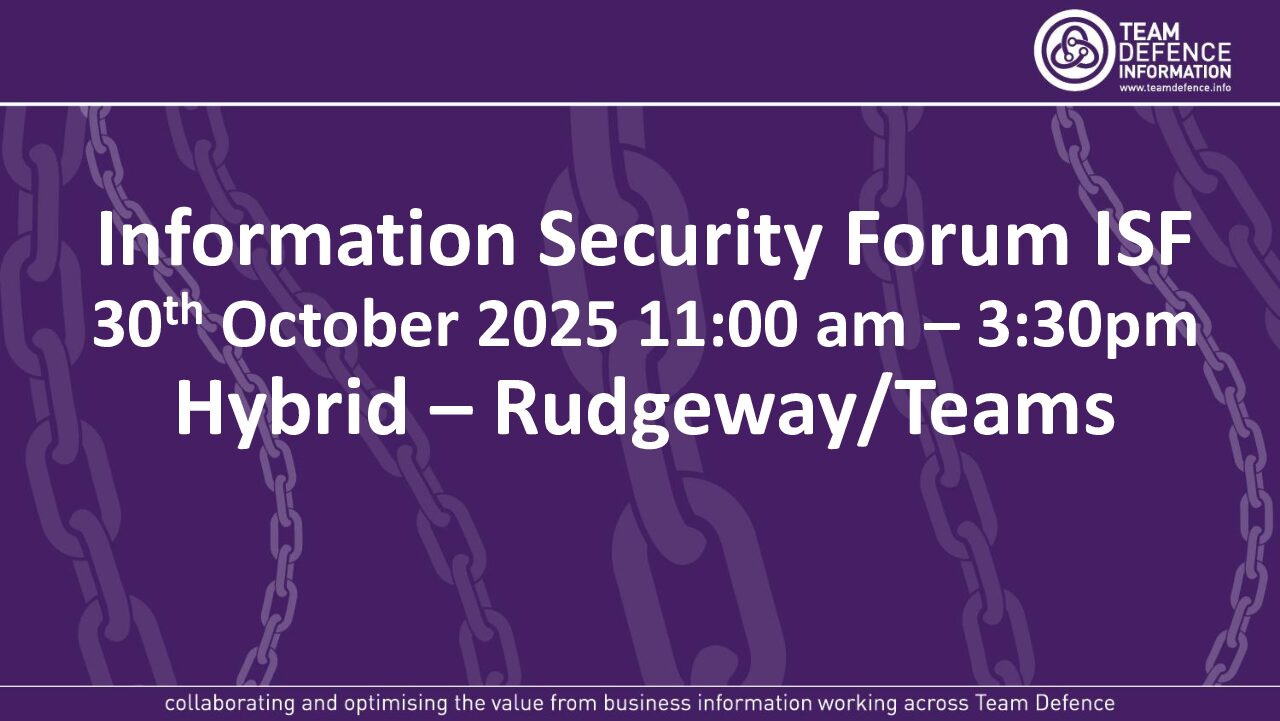 30102025-Information Security Forum Agenda-Oct 25