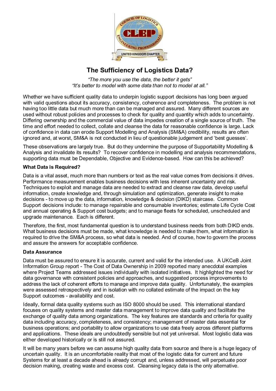 202508-The Sufficiency of Logistics Data
