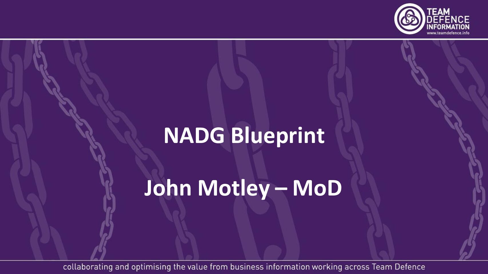 20251118- CDLS Defence Support Briefing NAD Group Blue Print John Motley- Nov 2025