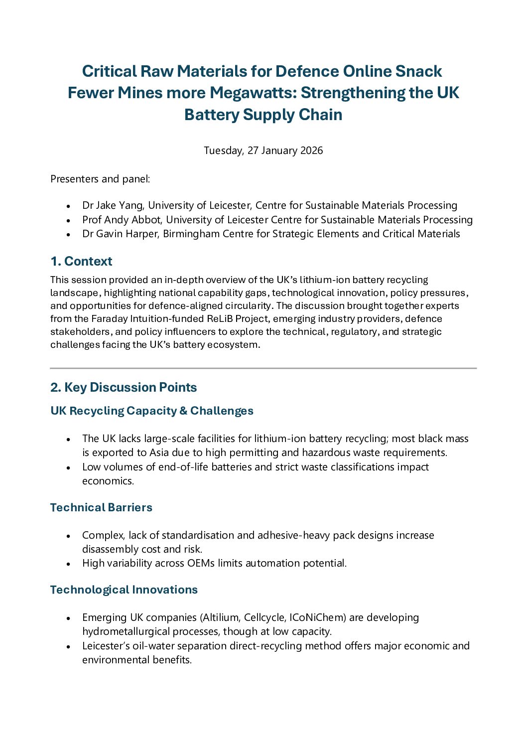 20260129-Snack Series Session 10 Summary