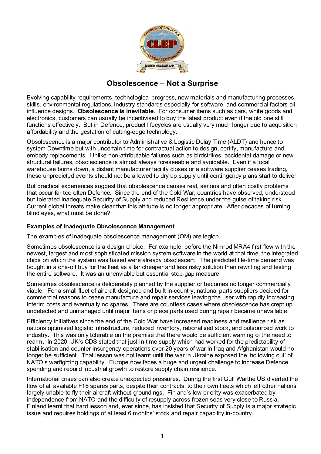 20260211-Obsolescence-Not a suprise