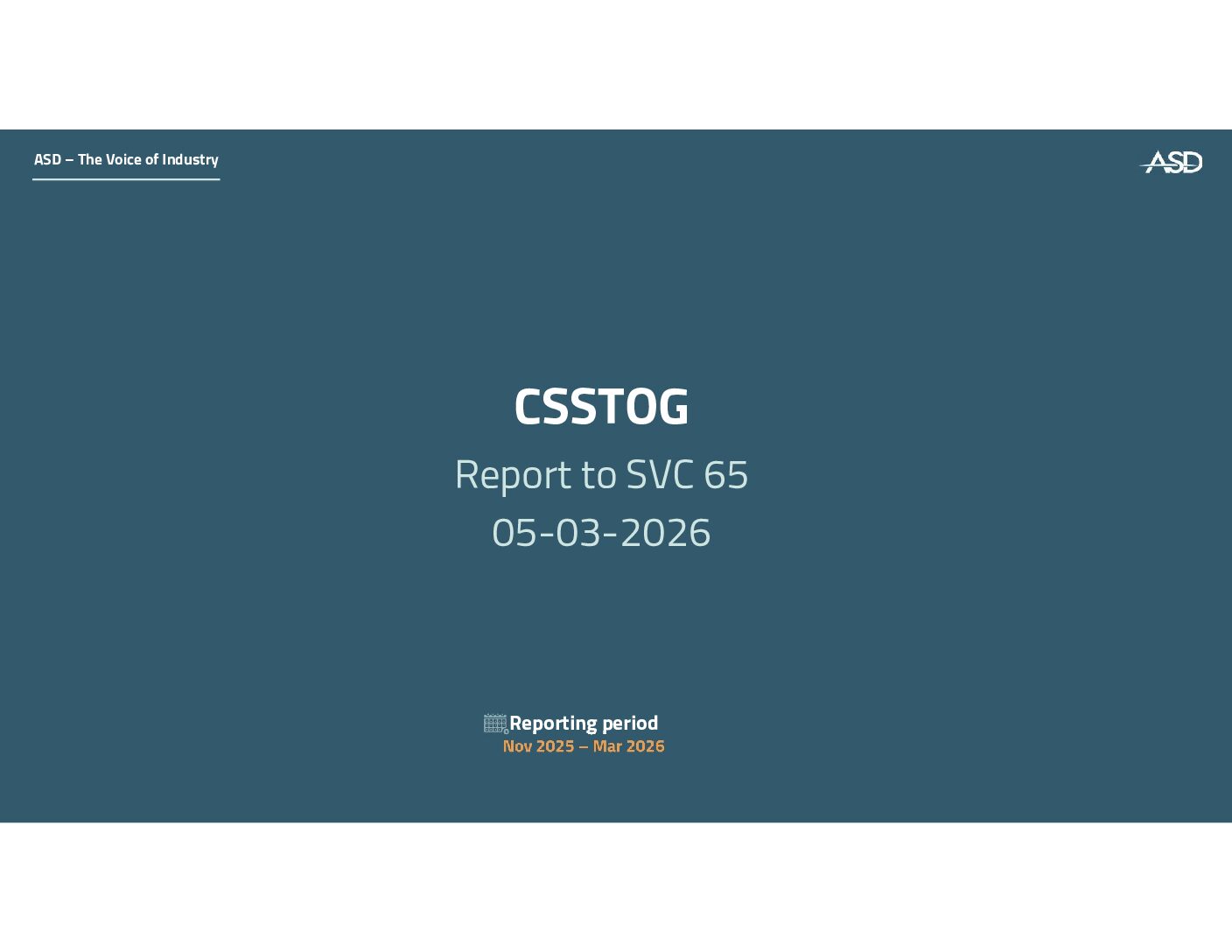 20260312-Standards Coordination Customer Support services & Training Operations March 2026