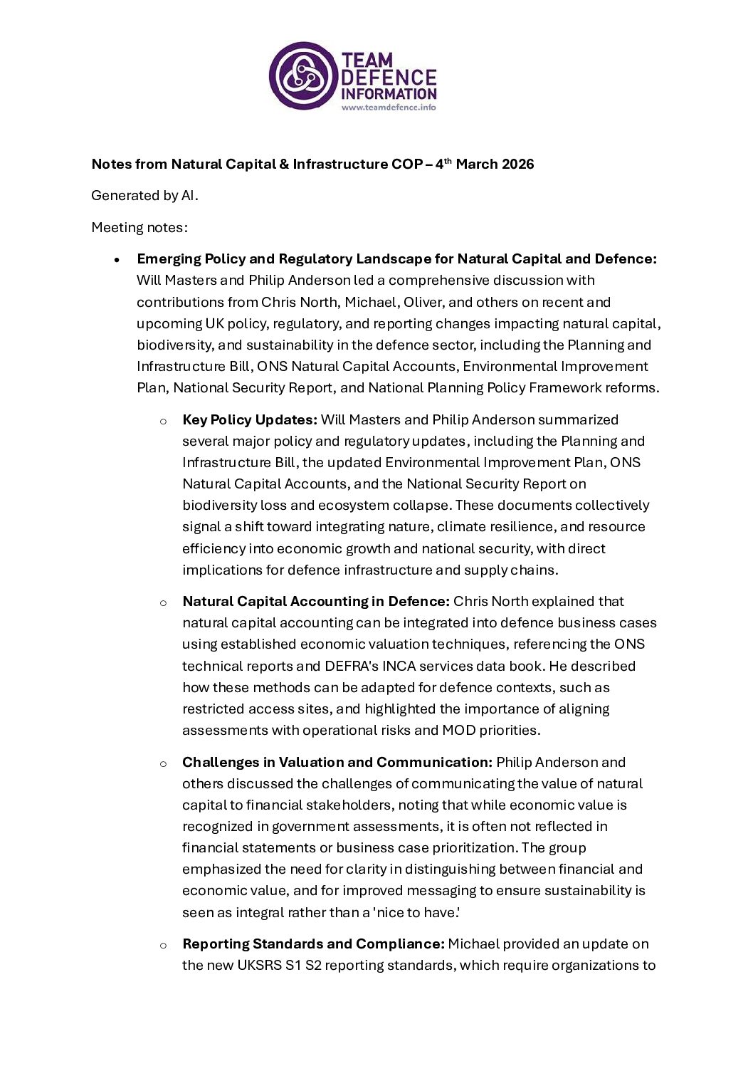 20260306-NC&I CoP Meeting Summary March 2026