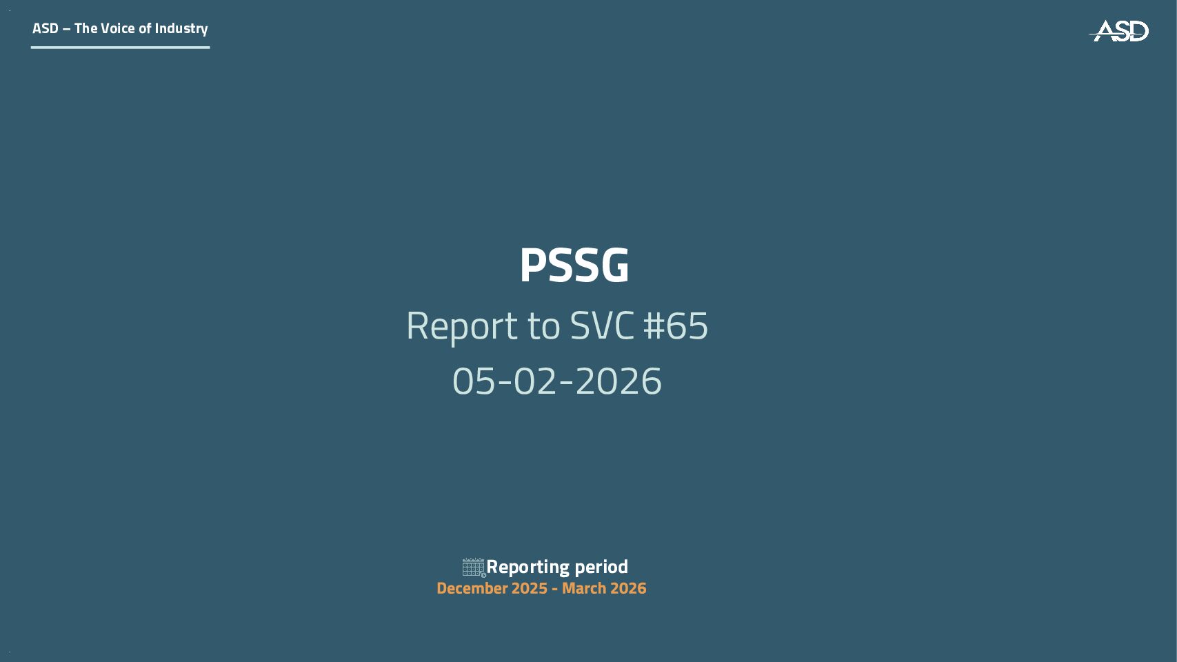 20260320-Standards Coordination Meeting PSSG report to SVC March 2026