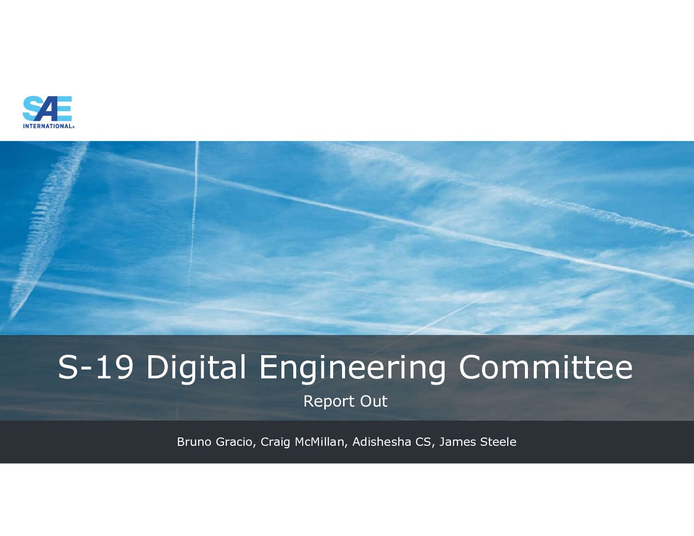 20260312-Standards Coordination SAE-19 General Report March 2026