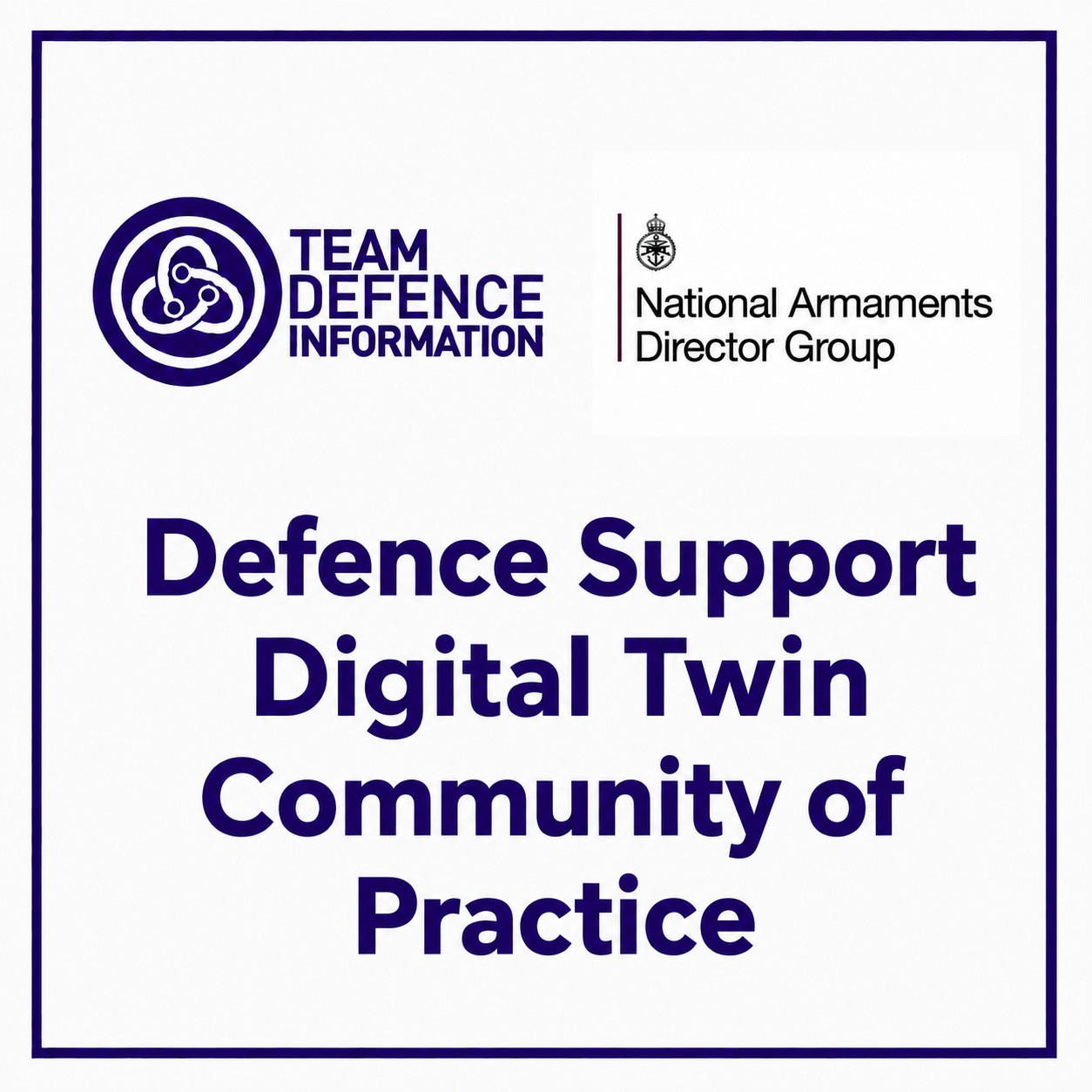 Defence Support Digital Twin Community of Practice